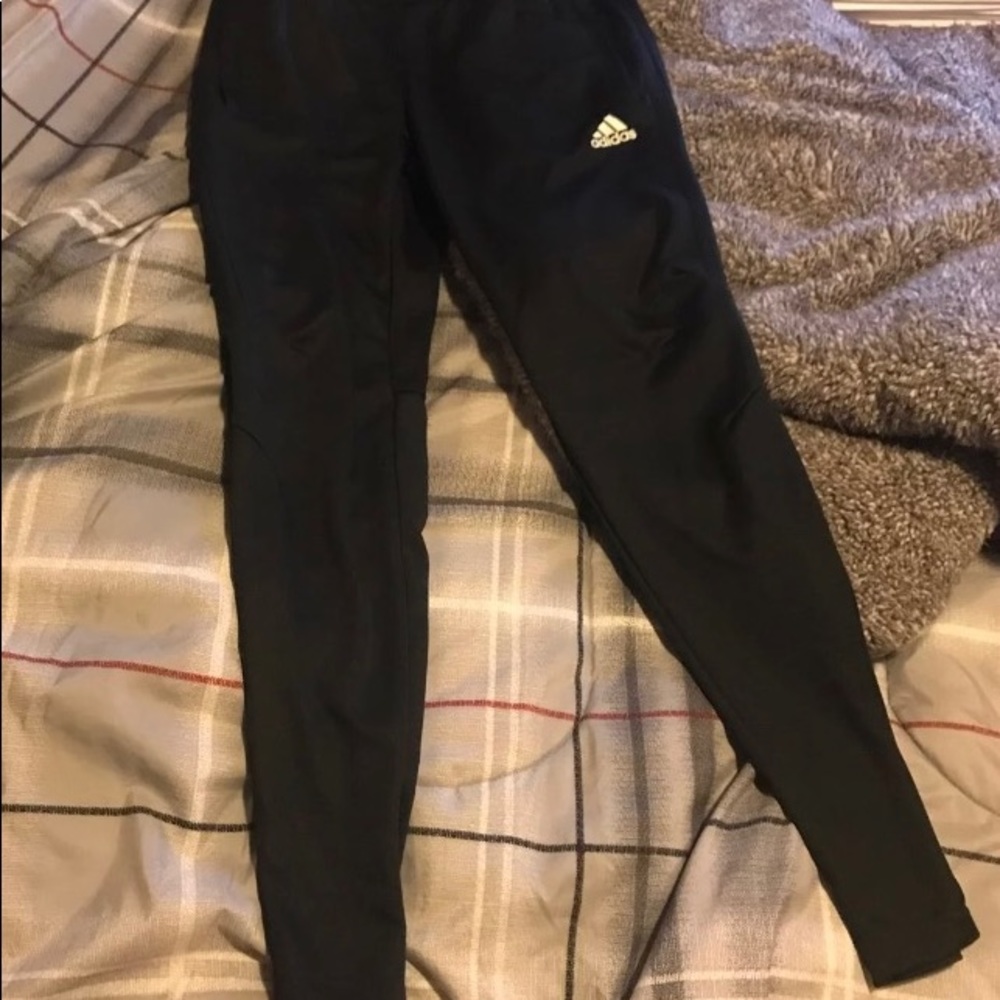 Adidas all black training pants